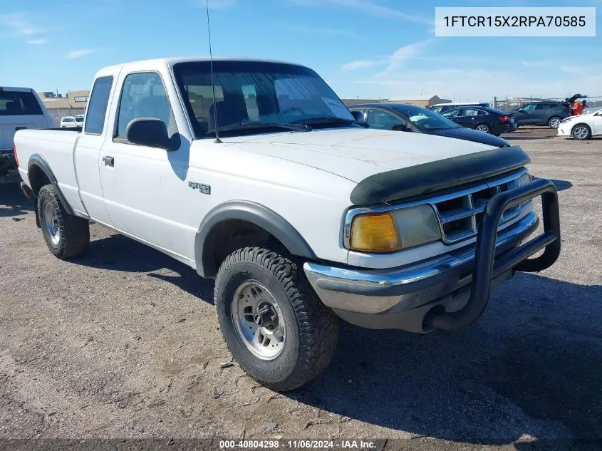 1994 Ford Ranger Super Cab VIN: 1FTCR15X2RPA70585 Lot: 40804298