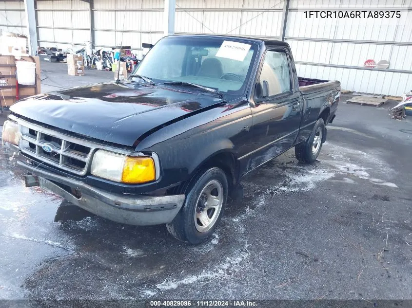 1994 Ford Ranger VIN: 1FTCR10A6RTA89375 Lot: 40829096