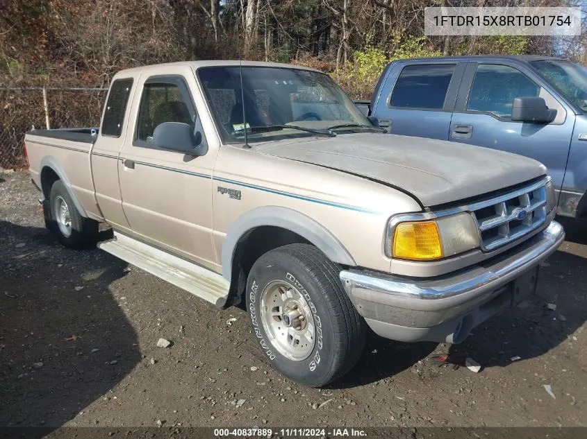 1994 Ford Ranger Super Cab VIN: 1FTDR15X8RTB01754 Lot: 40837889