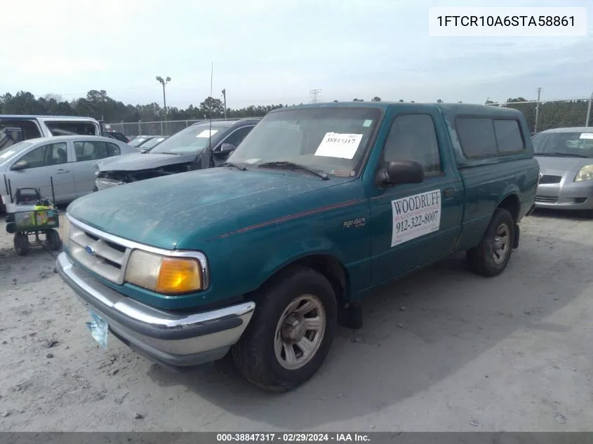 1995 Ford Ranger VIN: 1FTCR10A6STA58861 Lot: 38847317