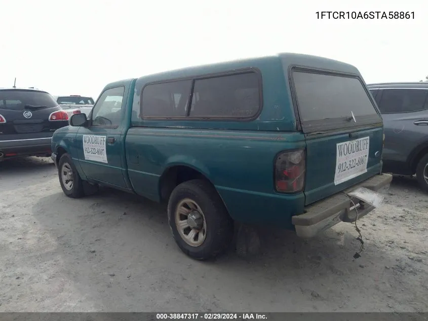 1995 Ford Ranger VIN: 1FTCR10A6STA58861 Lot: 38847317