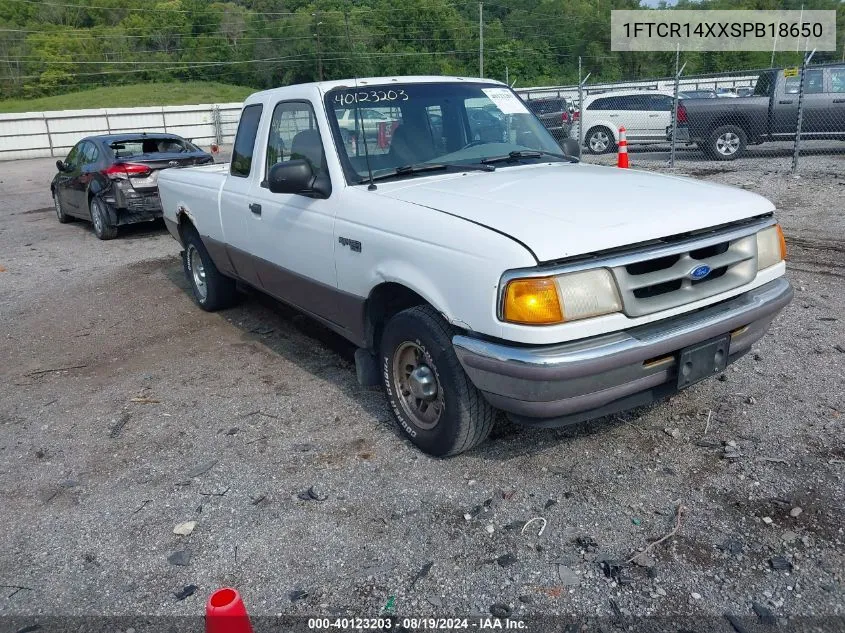 1995 Ford Ranger Super Cab VIN: 1FTCR14XXSPB18650 Lot: 40123203