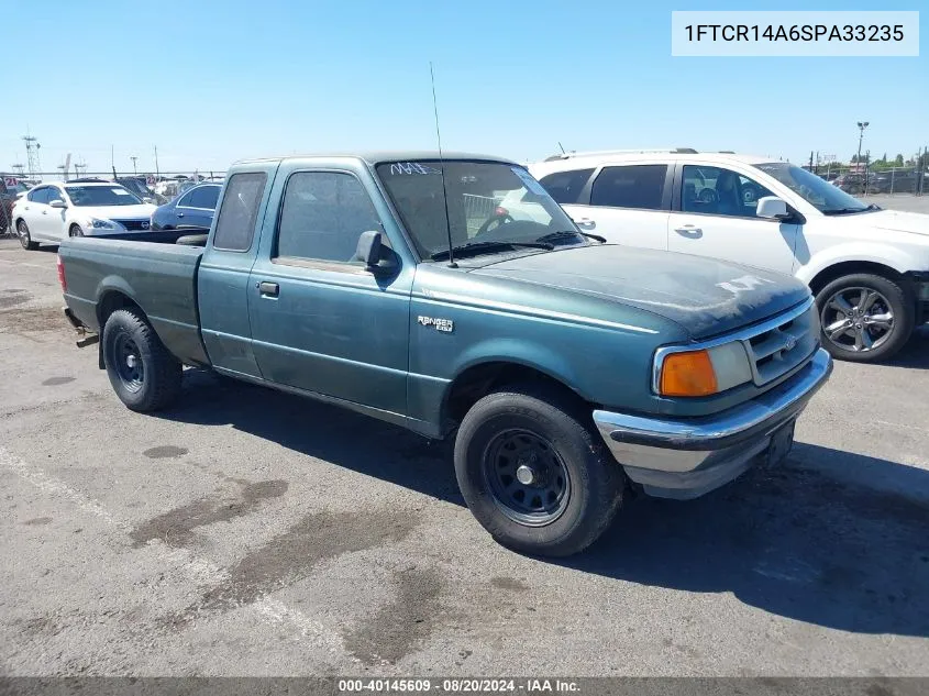 1995 Ford Ranger Super Cab VIN: 1FTCR14A6SPA33235 Lot: 40145609