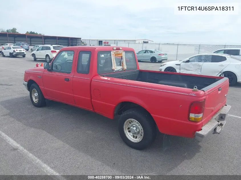 1995 Ford Ranger Super Cab VIN: 1FTCR14U6SPA18311 Lot: 40259700