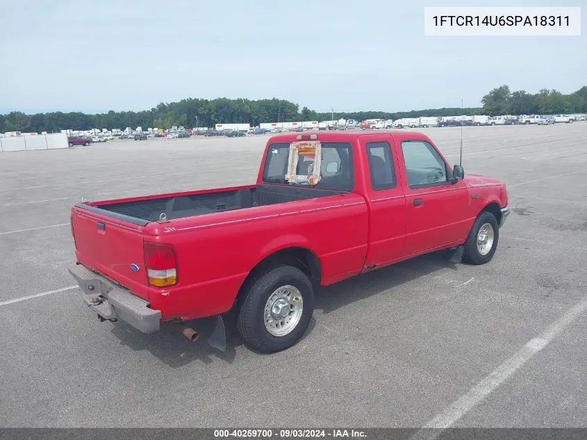 1995 Ford Ranger Super Cab VIN: 1FTCR14U6SPA18311 Lot: 40259700