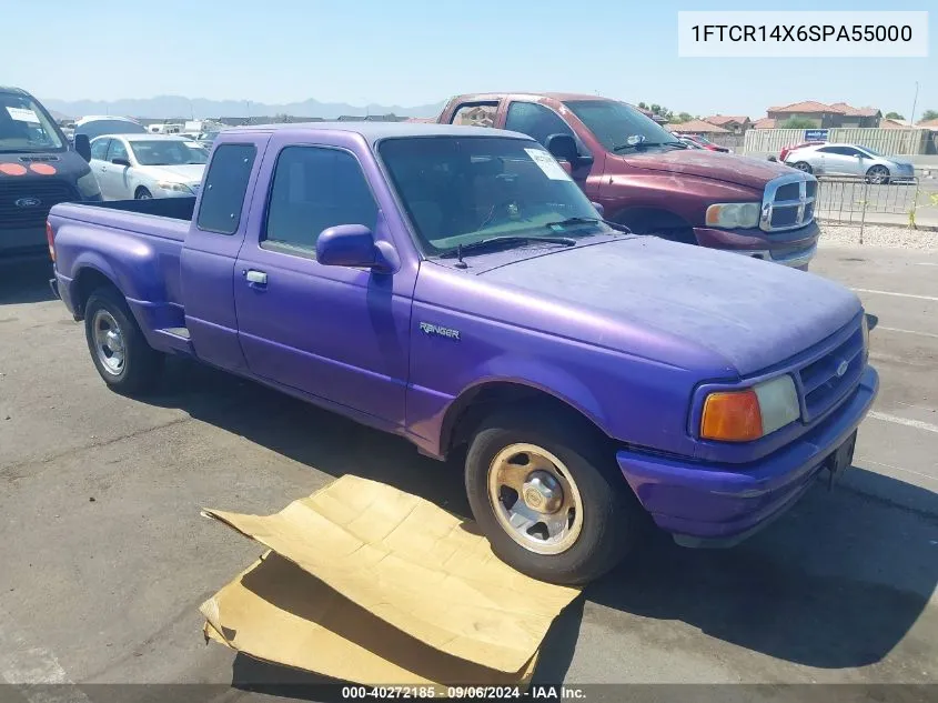 1995 Ford Ranger Super Cab VIN: 1FTCR14X6SPA55000 Lot: 40272185