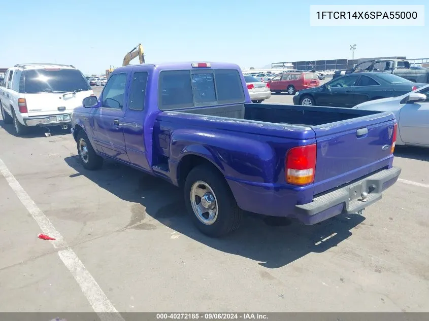 1FTCR14X6SPA55000 1995 Ford Ranger Super Cab