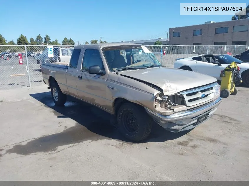 1995 Ford Ranger Super Cab VIN: 1FTCR14X1SPA07694 Lot: 40314089