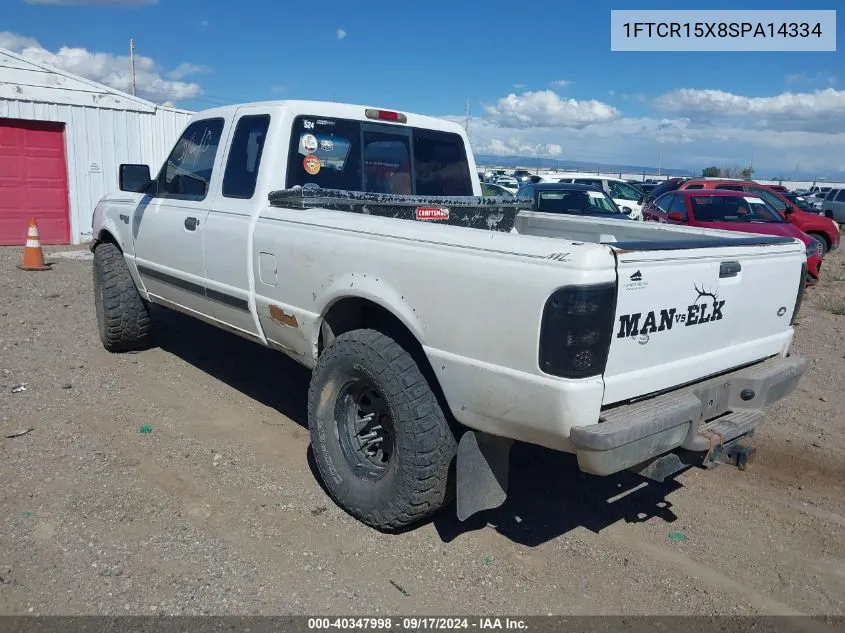 1995 Ford Ranger Super Cab VIN: 1FTCR15X8SPA14334 Lot: 40347998