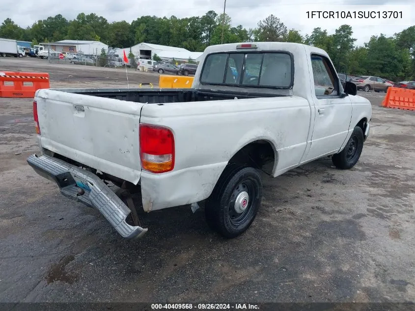 1995 Ford Ranger VIN: 1FTCR10A1SUC13701 Lot: 40409568