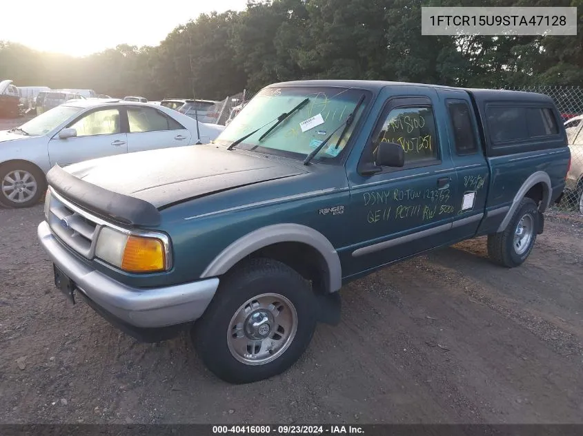 1995 Ford Ranger Super Cab VIN: 1FTCR15U9STA47128 Lot: 40416080