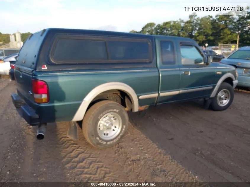 1995 Ford Ranger Super Cab VIN: 1FTCR15U9STA47128 Lot: 40416080