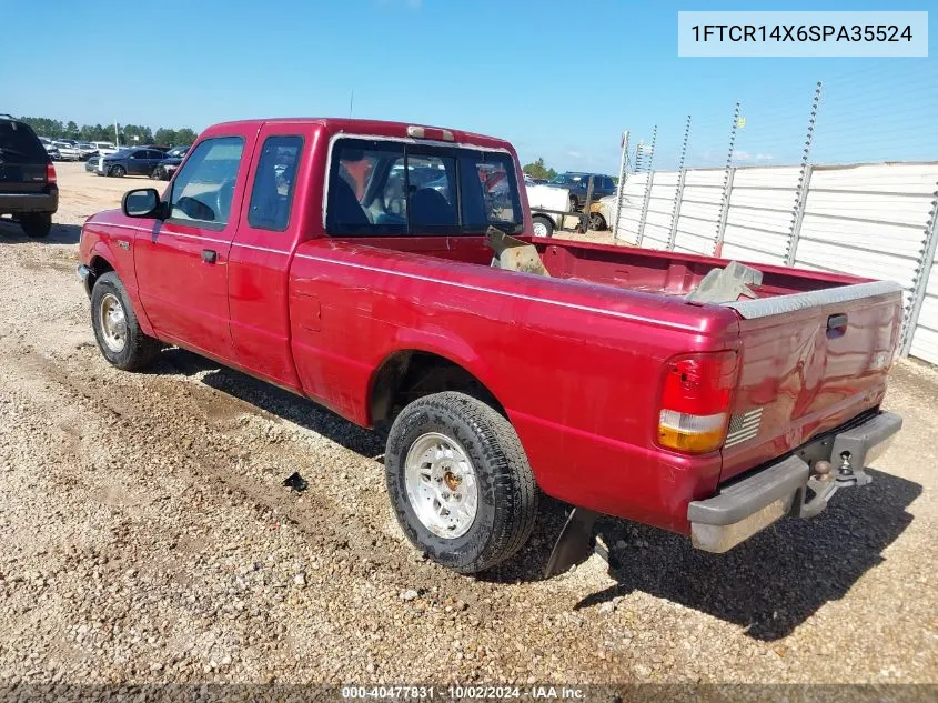 1995 Ford Ranger Super Cab VIN: 1FTCR14X6SPA35524 Lot: 40477831