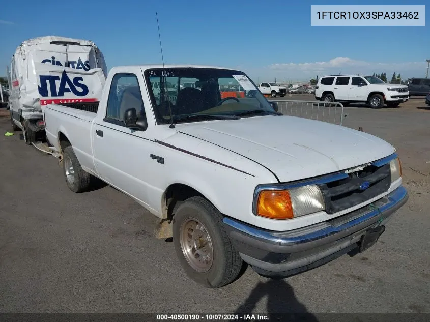 1995 Ford Ranger VIN: 1FTCR1OX3SPA33462 Lot: 40500190