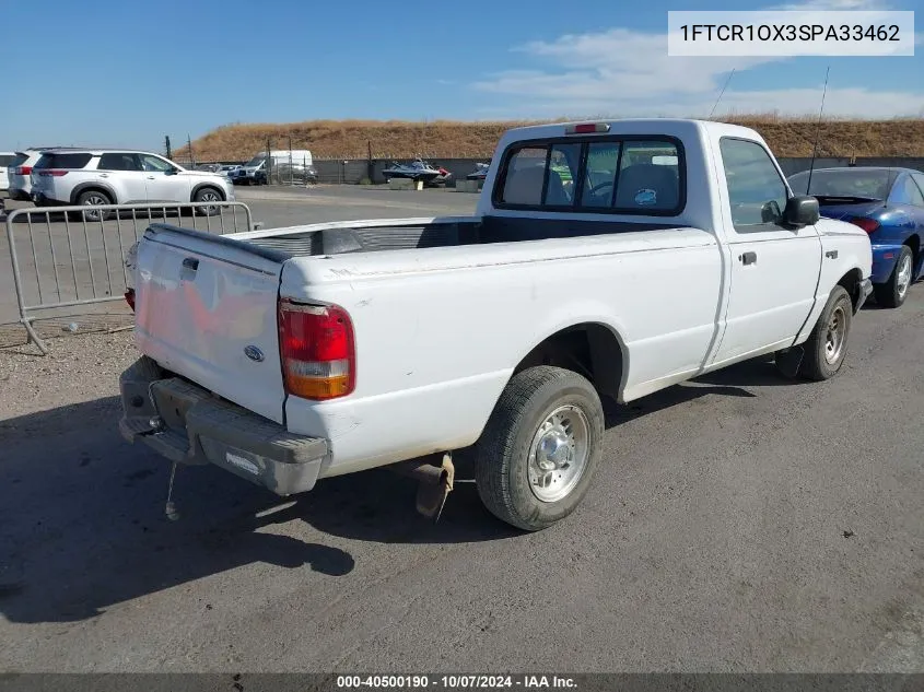 1995 Ford Ranger VIN: 1FTCR1OX3SPA33462 Lot: 40500190