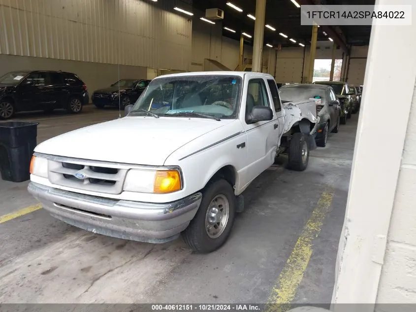 1995 Ford Ranger Super Cab VIN: 1FTCR14A2SPA84022 Lot: 40612151