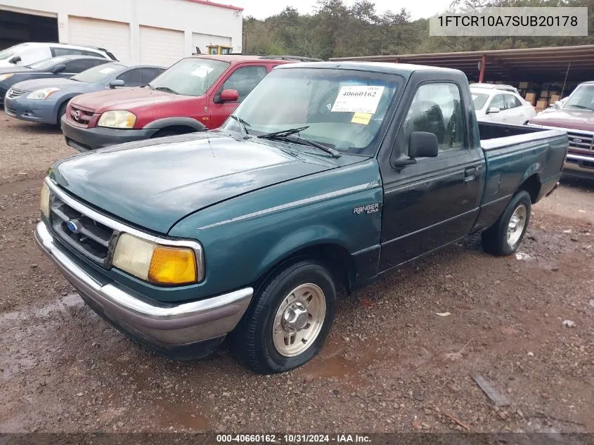 1995 Ford Ranger VIN: 1FTCR10A7SUB20178 Lot: 40660162