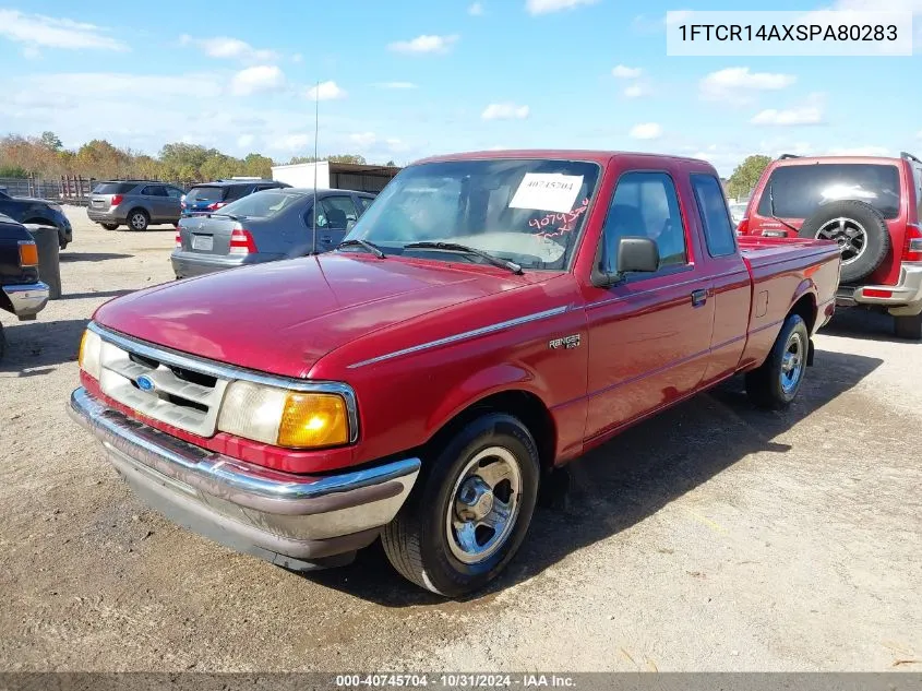 1995 Ford Ranger Super Cab VIN: 1FTCR14AXSPA80283 Lot: 40745704