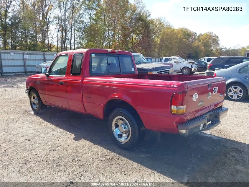 1995 Ford Ranger Super Cab VIN: 1FTCR14AXSPA80283 Lot: 40745704