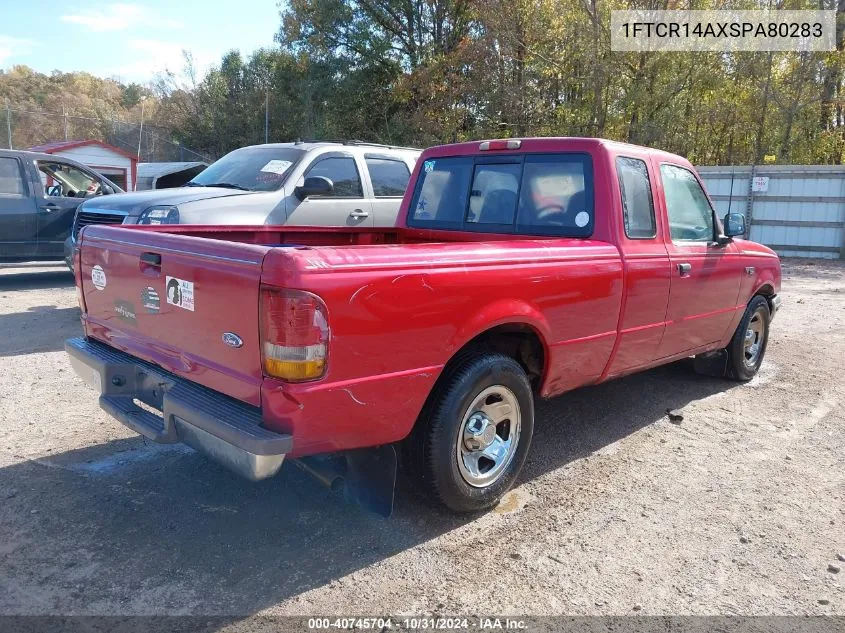 1995 Ford Ranger Super Cab VIN: 1FTCR14AXSPA80283 Lot: 40745704