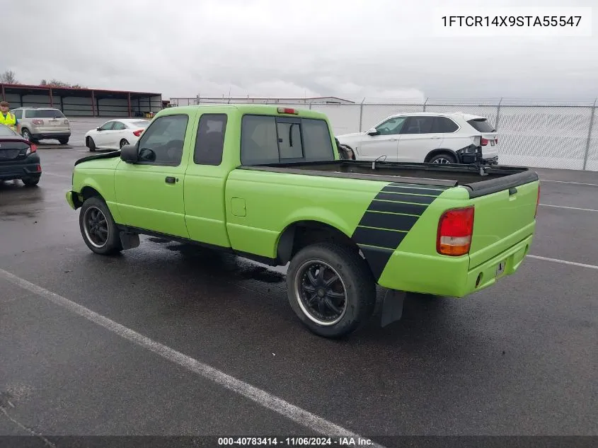 1995 Ford Ranger Super Cab VIN: 1FTCR14X9STA55547 Lot: 40783414