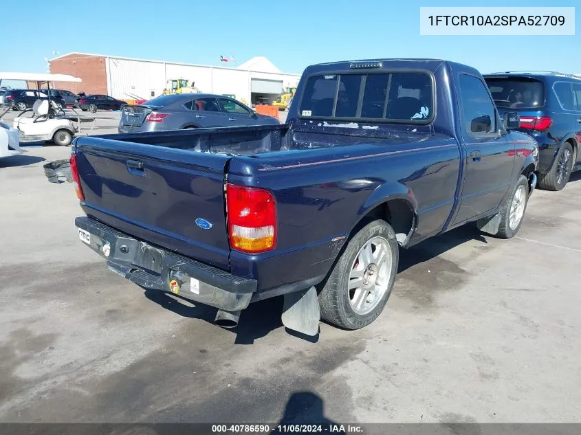 1995 Ford Ranger VIN: 1FTCR10A2SPA52709 Lot: 40786590