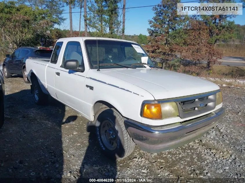 1995 Ford Ranger Super Cab VIN: 1FTCR14X0STA61141 Lot: 40846259