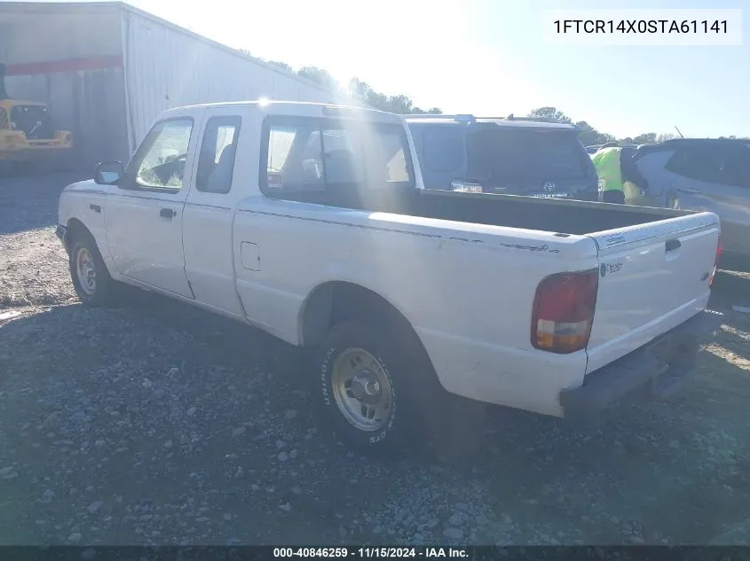 1995 Ford Ranger Super Cab VIN: 1FTCR14X0STA61141 Lot: 40846259