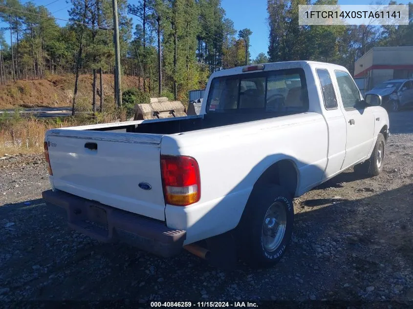 1995 Ford Ranger Super Cab VIN: 1FTCR14X0STA61141 Lot: 40846259