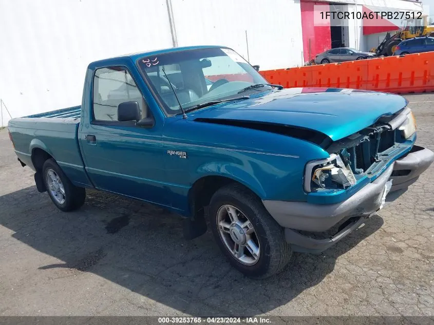 1996 Ford Ranger VIN: 1FTCR10A6TPB27512 Lot: 39253765