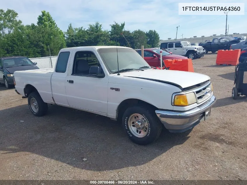 1996 Ford Ranger Super Cab VIN: 1FTCR14U5TPA64360 Lot: 39708466