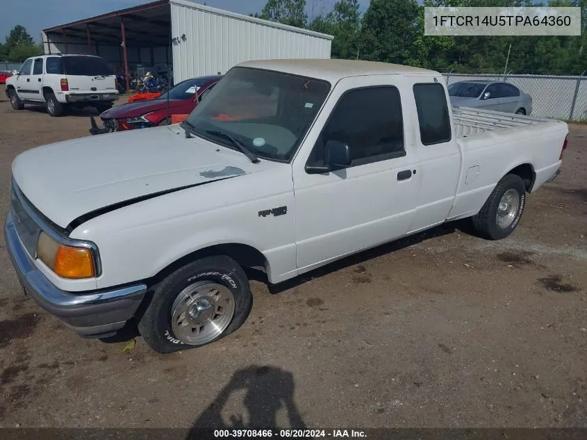 1996 Ford Ranger Super Cab VIN: 1FTCR14U5TPA64360 Lot: 39708466