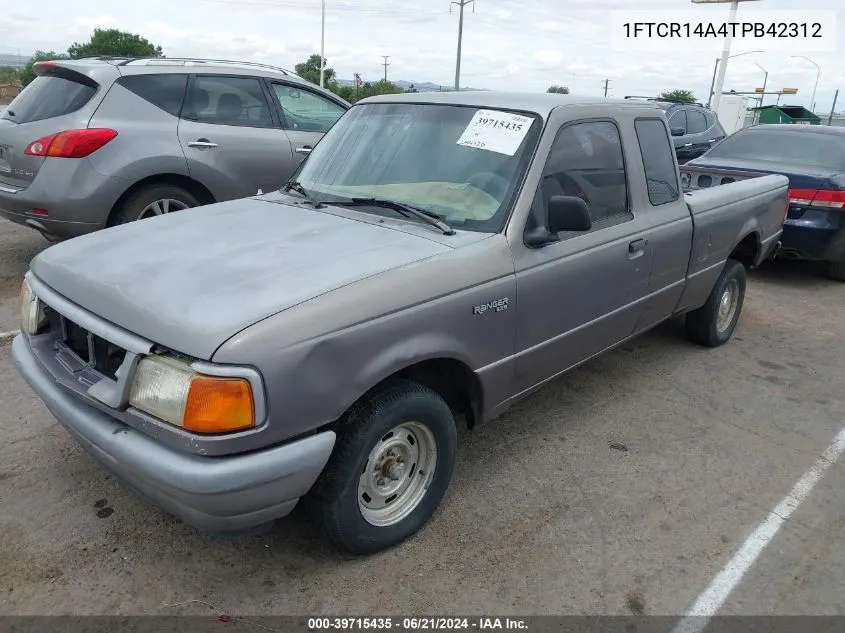 1996 Ford Ranger Super Cab VIN: 1FTCR14A4TPB42312 Lot: 39715435