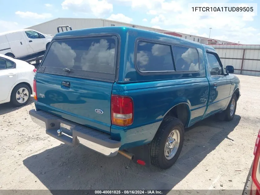 1996 Ford Ranger VIN: 1FTCR10A1TUD89505 Lot: 40081825