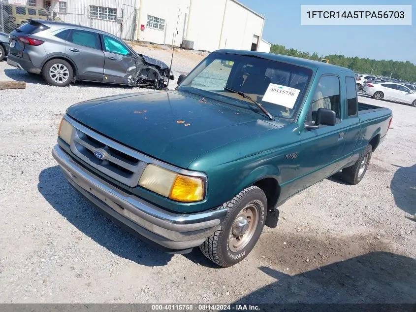 1996 Ford Ranger Super Cab VIN: 1FTCR14A5TPA56703 Lot: 40115758