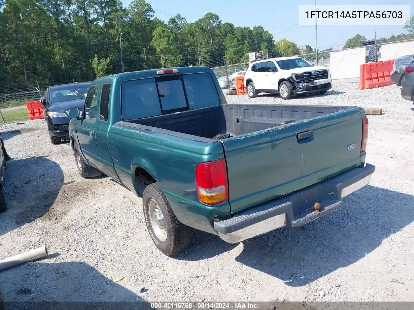 1996 Ford Ranger Super Cab VIN: 1FTCR14A5TPA56703 Lot: 40115758