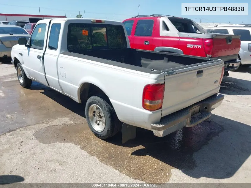 1996 Ford Ranger Super Cab VIN: 1FTCR14U3TPB48838 Lot: 40118464