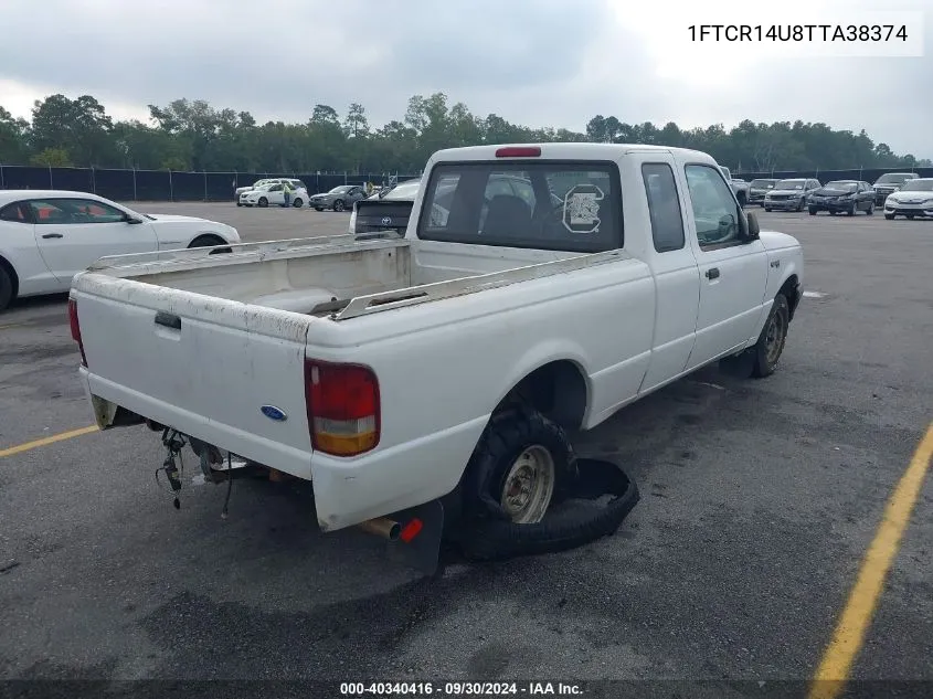 1996 Ford Ranger Super Cab VIN: 1FTCR14U8TTA38374 Lot: 40340416