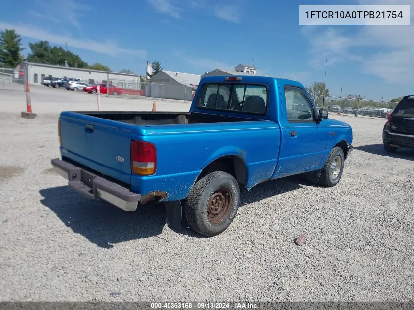 1996 Ford Ranger VIN: 1FTCR10A0TPB21754 Lot: 40353168