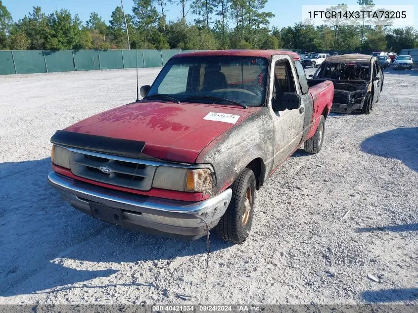 1996 Ford Ranger Super Cab VIN: 1FTCR14X3TTA73205 Lot: 40421534