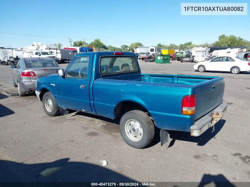 1996 Ford Ranger VIN: 1FTCR10AXTUA80082 Lot: 40473279