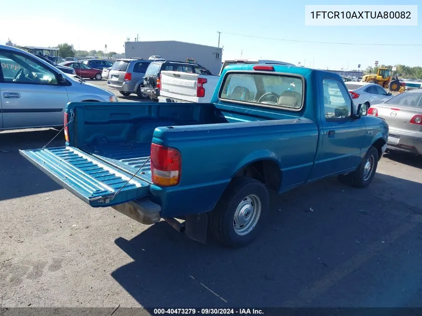 1996 Ford Ranger VIN: 1FTCR10AXTUA80082 Lot: 40473279