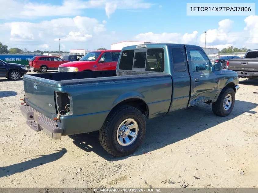 1996 Ford Ranger Super Cab VIN: 1FTCR14X2TPA37806 Lot: 40497469