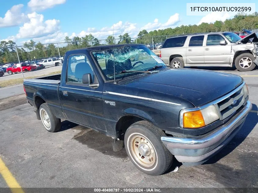 1996 Ford Ranger VIN: 1FTCR10A0TUC92599 Lot: 40498797