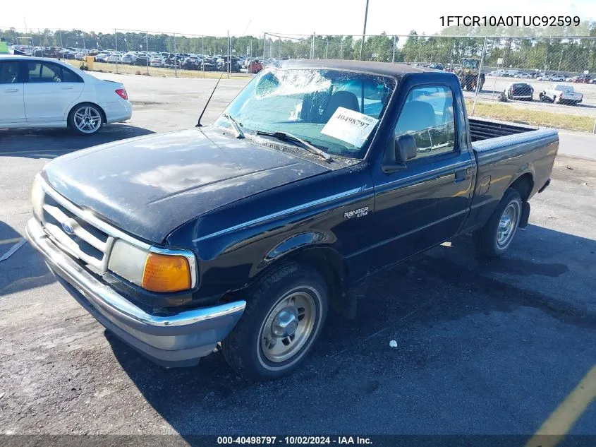 1996 Ford Ranger VIN: 1FTCR10A0TUC92599 Lot: 40498797