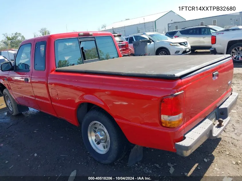 1996 Ford Ranger Super Cab VIN: 1FTCR14XXTPB32680 Lot: 40518206