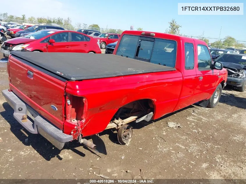 1996 Ford Ranger Super Cab VIN: 1FTCR14XXTPB32680 Lot: 40518206