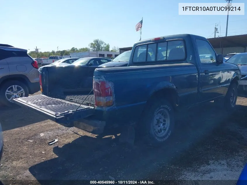 1996 Ford Ranger VIN: 1FTCR10A0TUC99214 Lot: 40545960