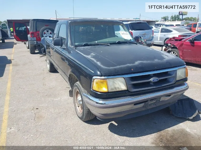 1996 Ford Ranger Super Cab VIN: 1FTCR14U4TTA59772 Lot: 40551021