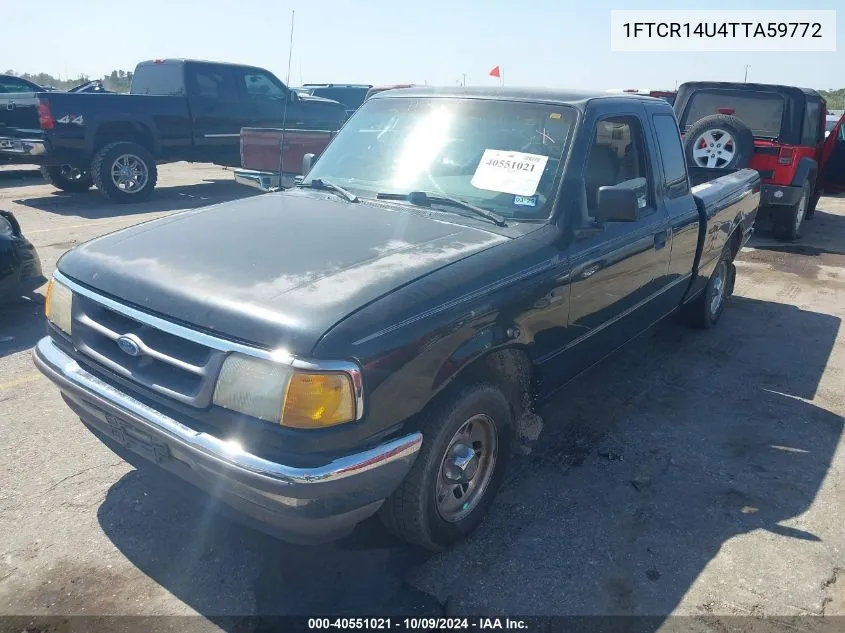 1996 Ford Ranger Super Cab VIN: 1FTCR14U4TTA59772 Lot: 40551021